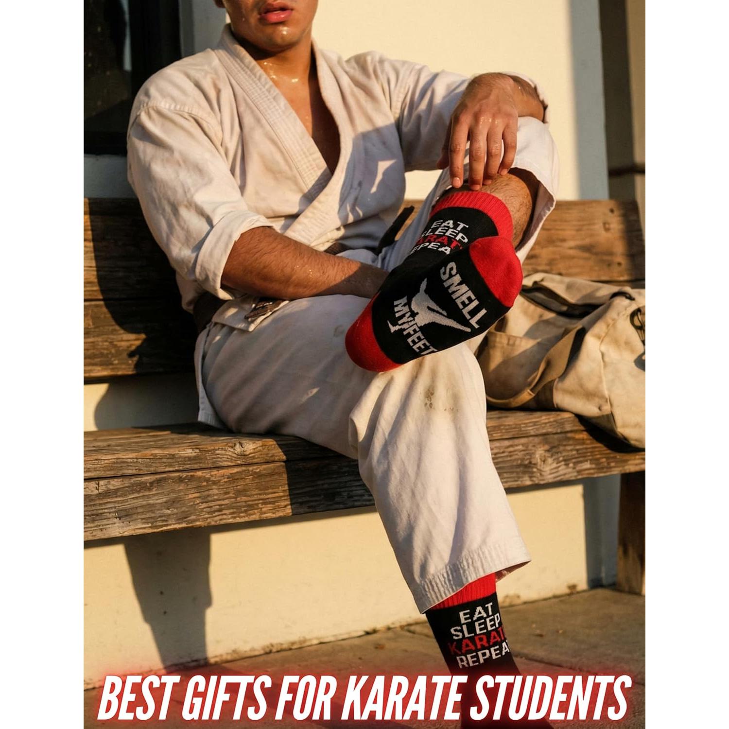 Calcetines Divertidos de Karate InnoBeta para Niños - Talla Única
