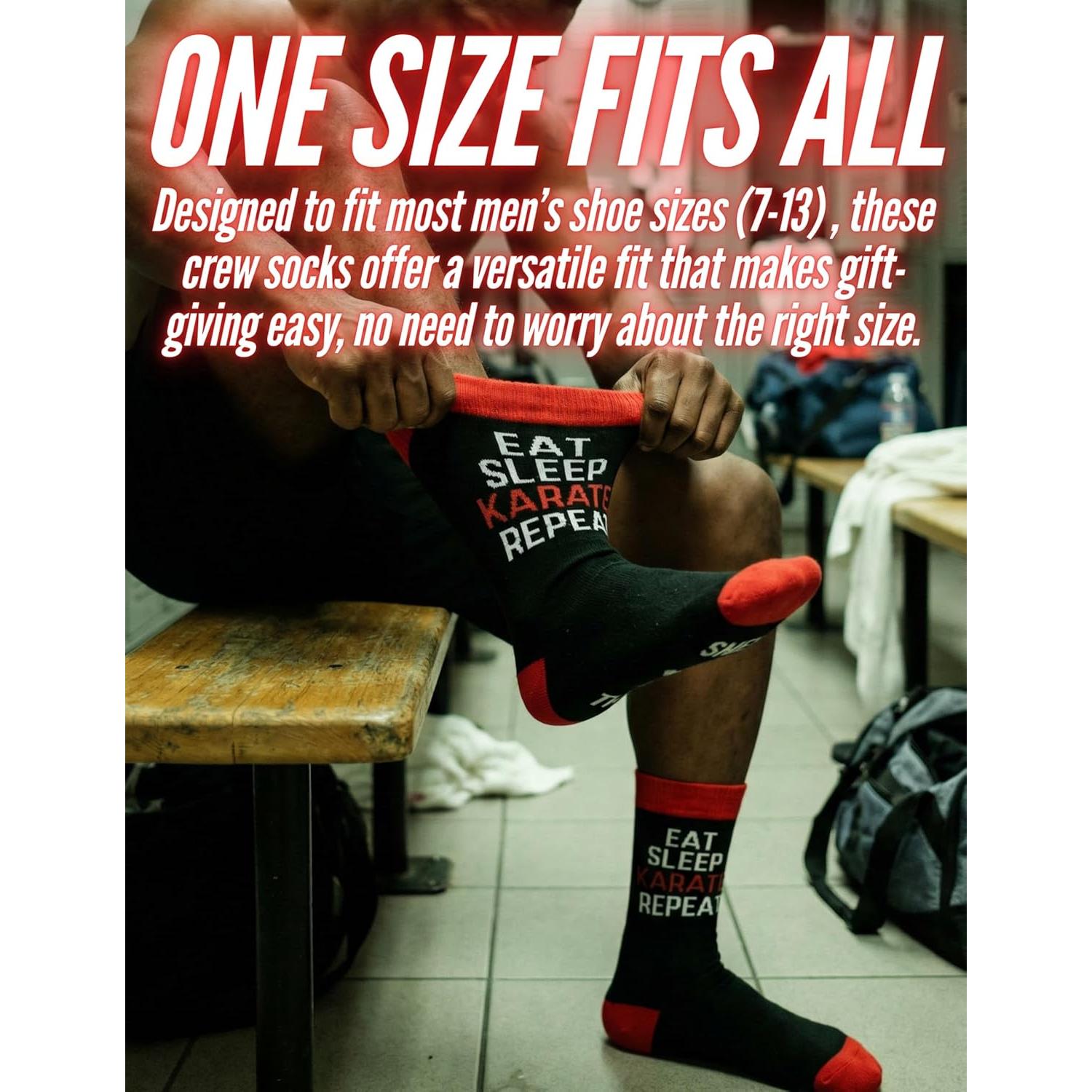 Calcetines Divertidos de Karate InnoBeta para Niños - Talla Única