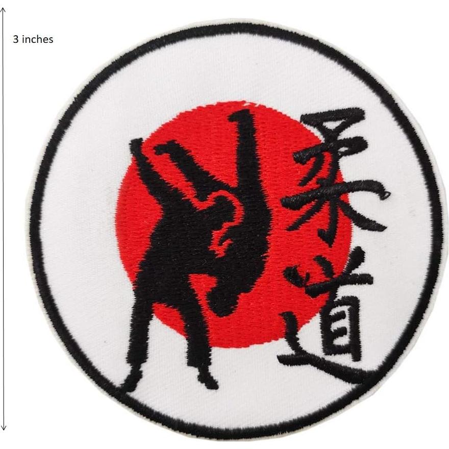 Parche Bordado de Judo Cute-Patch 7.6 cm Termoadhesivo