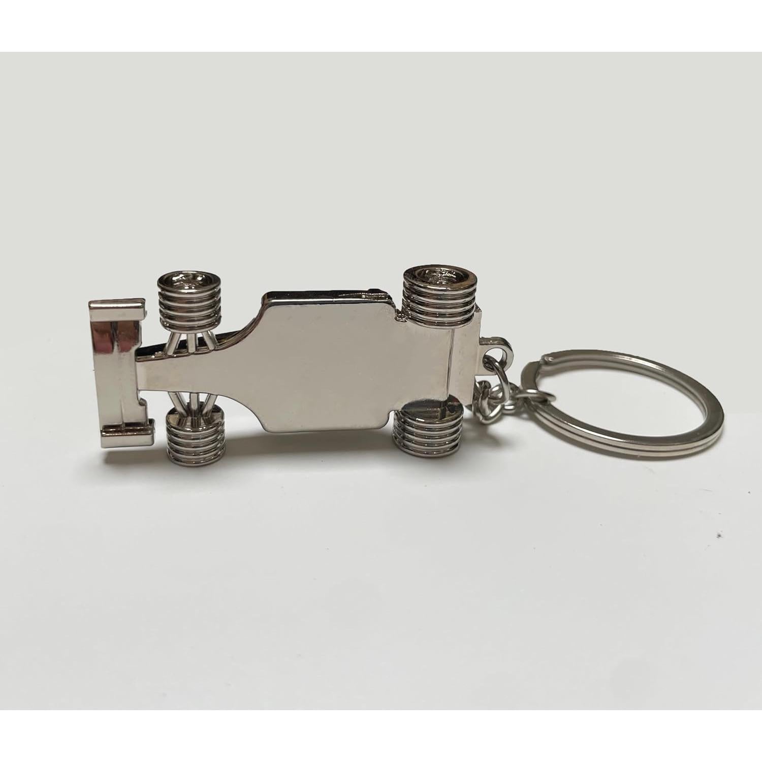 Llave F1 3D de Metal - Miniatura de Coche de Carrera YOYEE