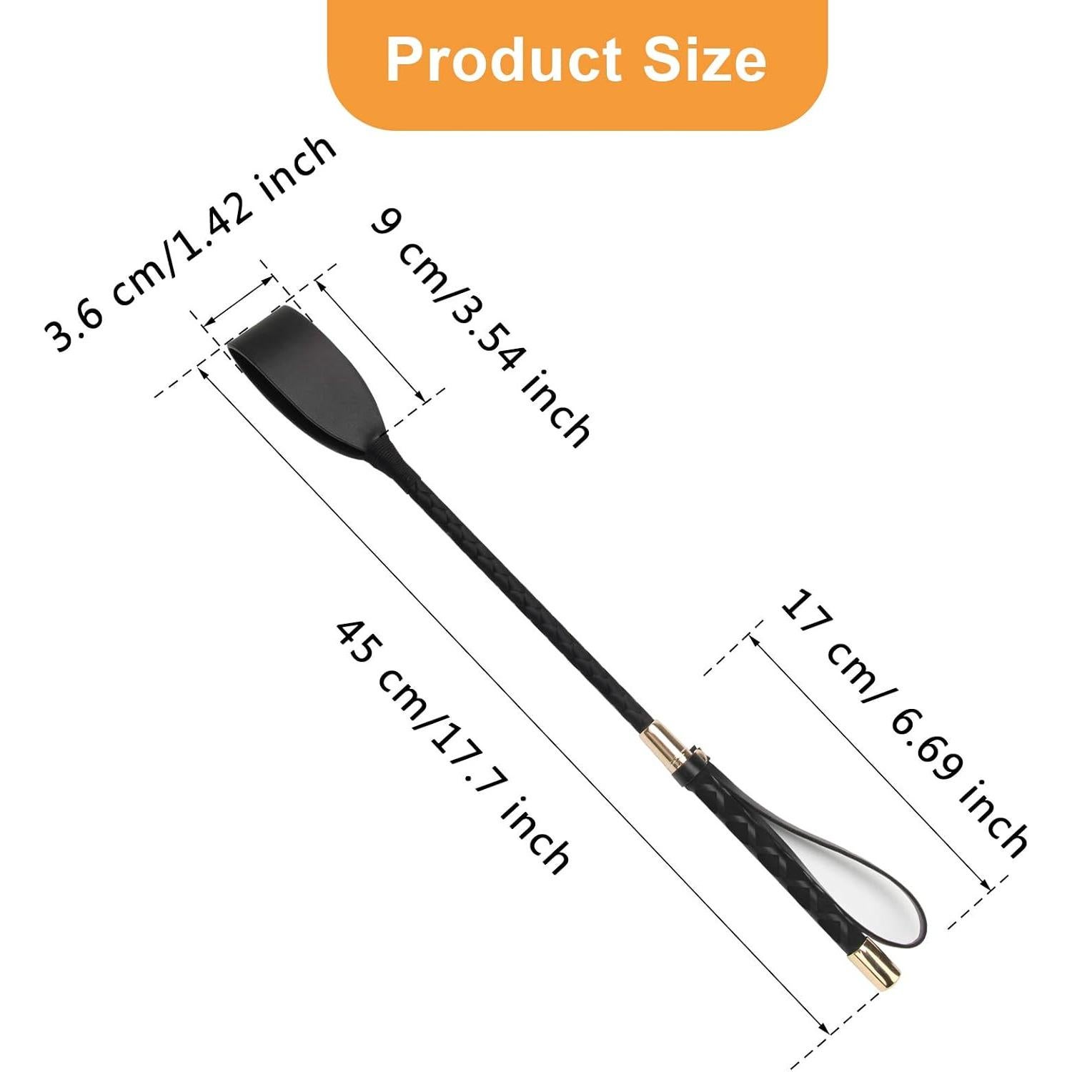 Caña de Montar Coolrunner para Caballos 45 cm Cuero PU