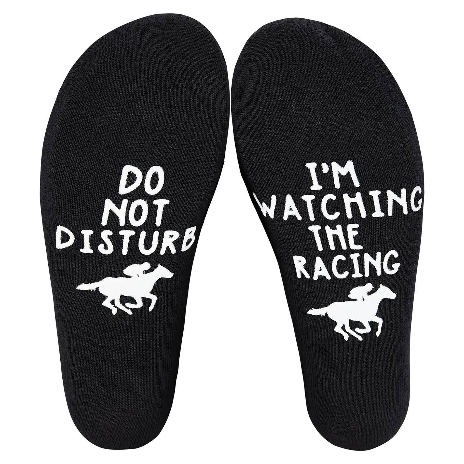 Calcetines de Carreras de Caballos Algodón Unisex Talla Única