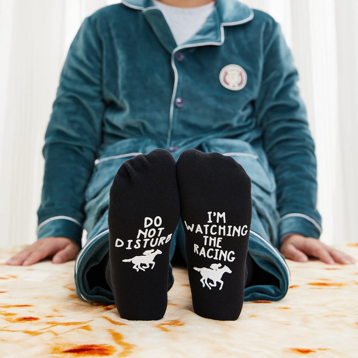 Calcetines de Carreras de Caballos Algodón Unisex Talla Única