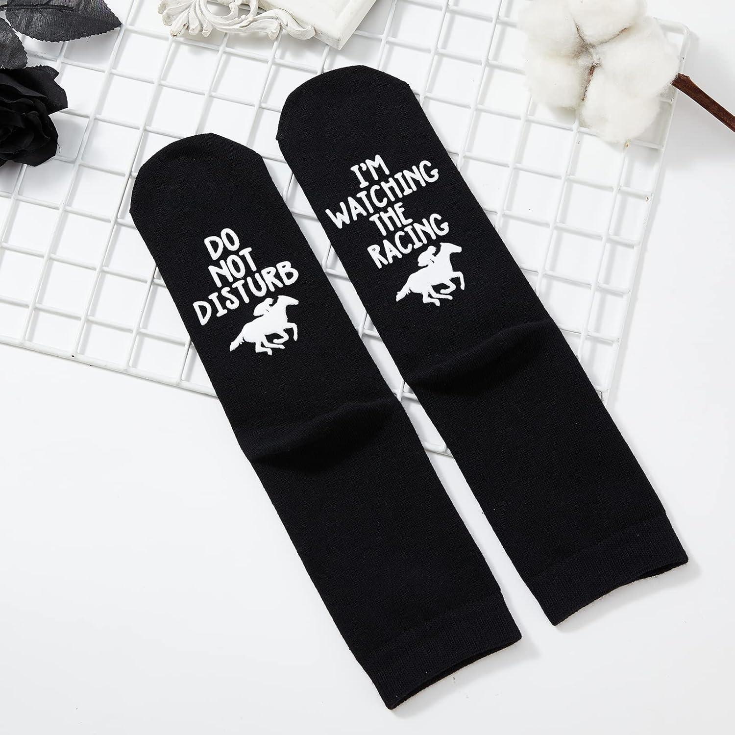 Calcetines de Carreras de Caballos Algodón Unisex Talla Única