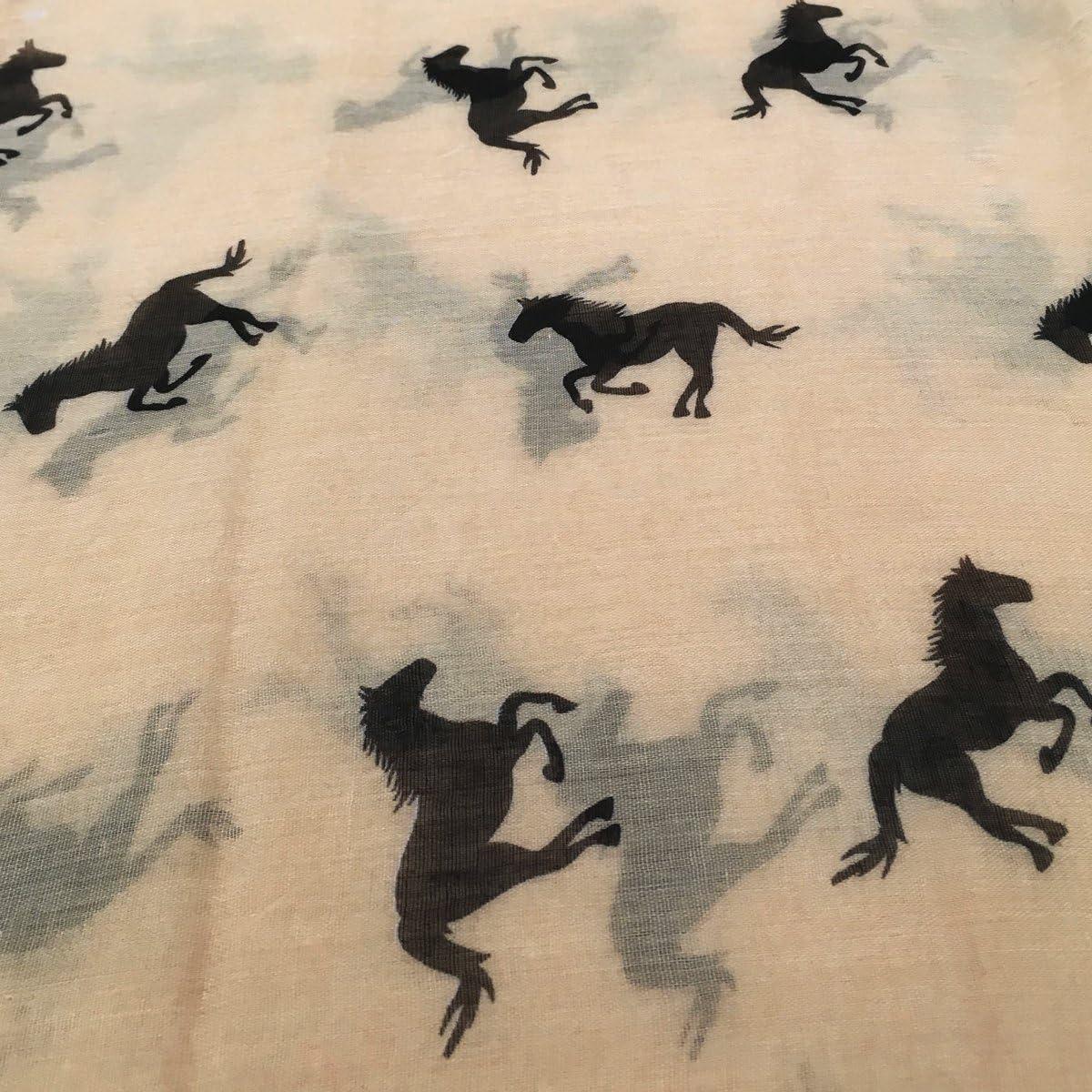 Bufanda de Moda E-Clover para Mujeres 180x80cm Estampado Animal