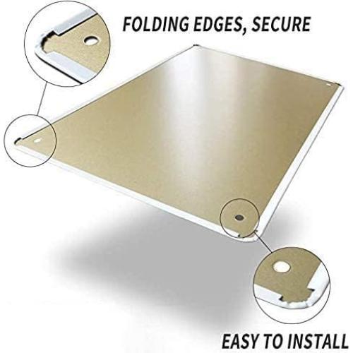 Cartel de Metal Vintage Esqueleto de Carreras Ainbash 30x20 cm