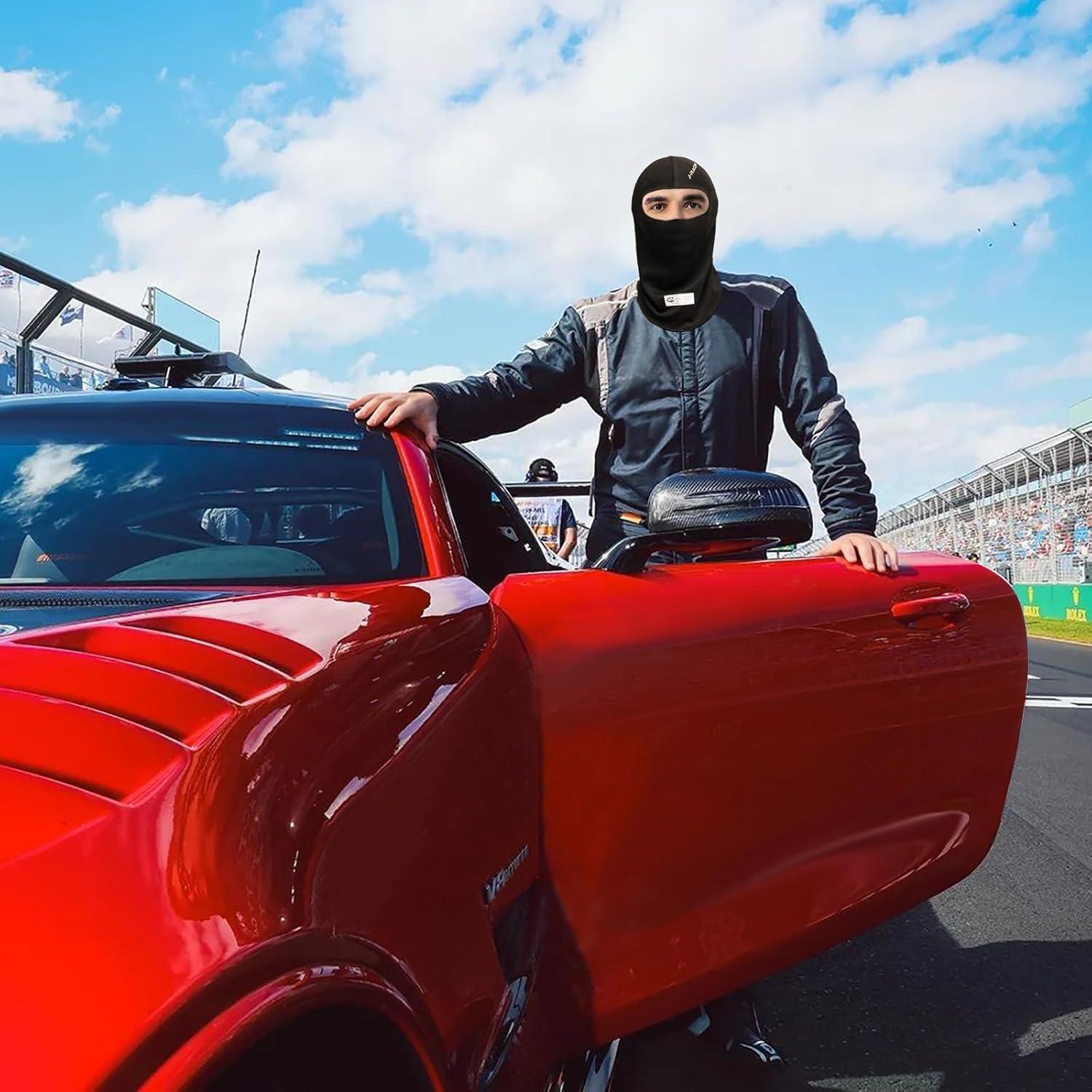 Balaclava de Carreras J-RACING® SFI 3.3 Resistente al Fuego