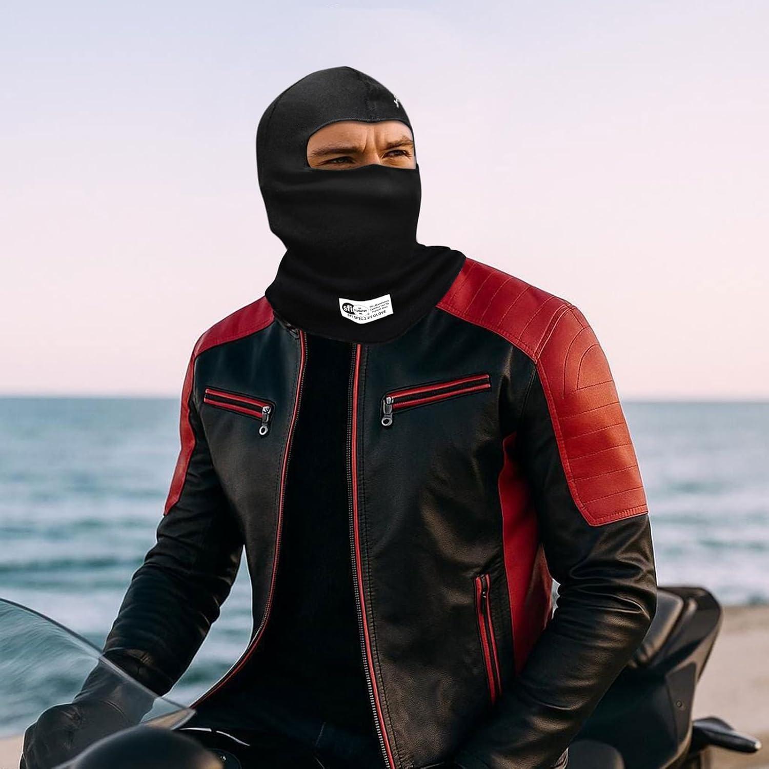 Balaclava de Carreras J-RACING® SFI 3.3 Resistente al Fuego