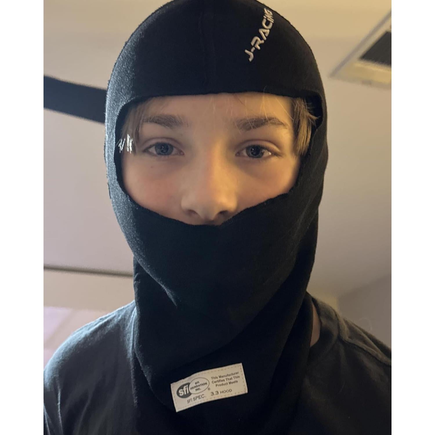 Balaclava de Carreras J-RACING® SFI 3.3 Resistente al Fuego
