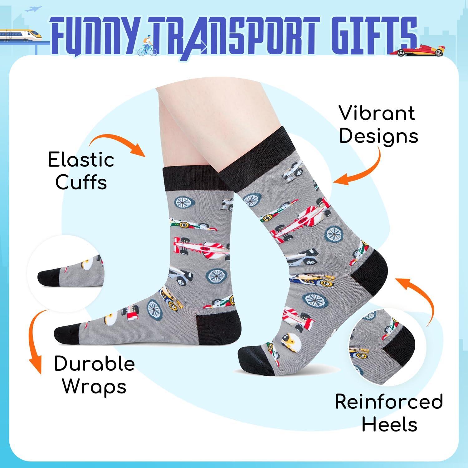 Calcetines de Coche de Carreras Zmart para Hombres - Talla Única