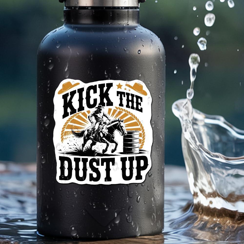 Calcomanías de Vinilo AOMAT77 para Carreras de Barril - 4 Pcs