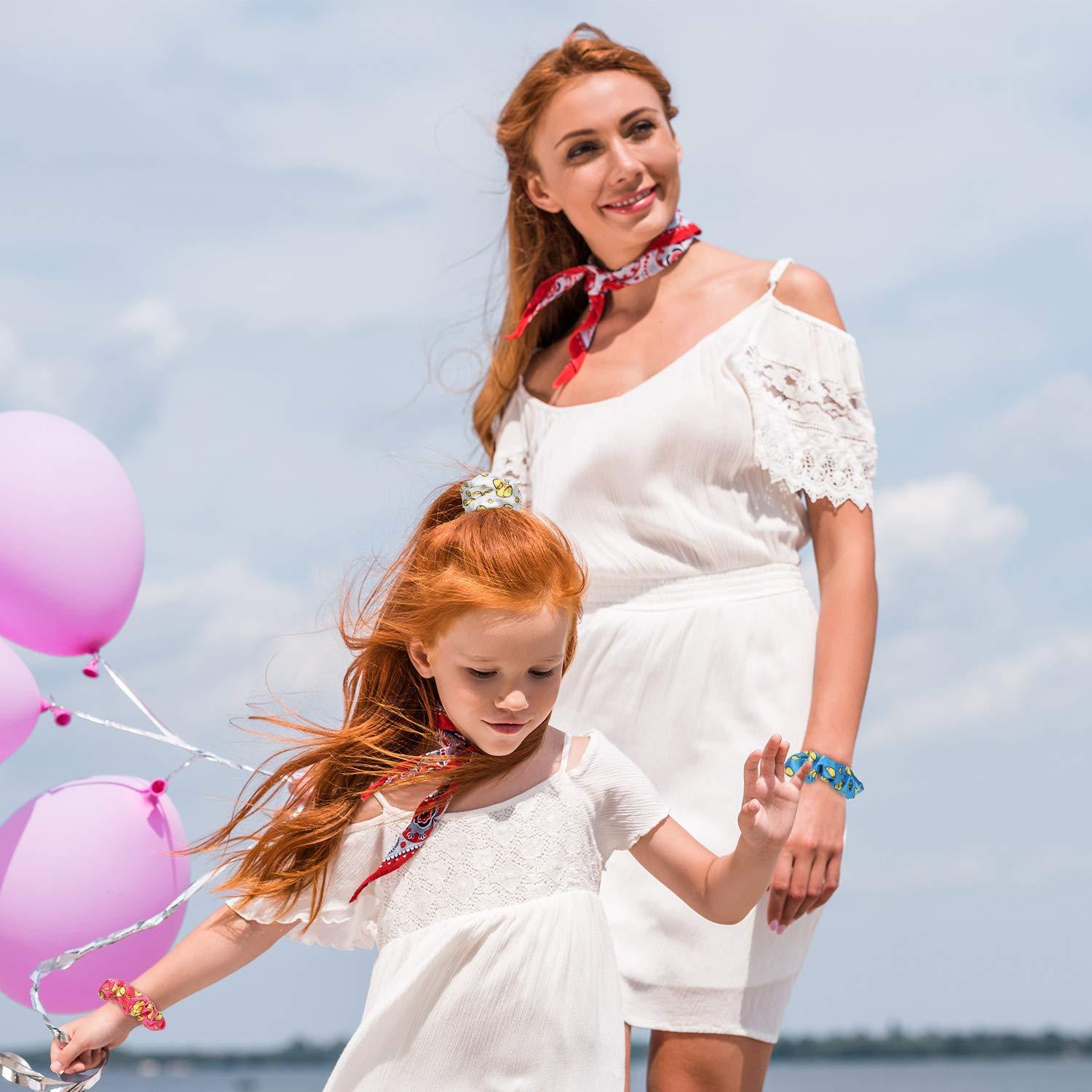 20 Scrunchies de Satén para Cabello WILLBOND - Tema Softball