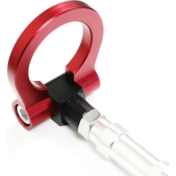 Anillo de Remolque Estilo Racing Rojo iJDMTOY para VW MK7