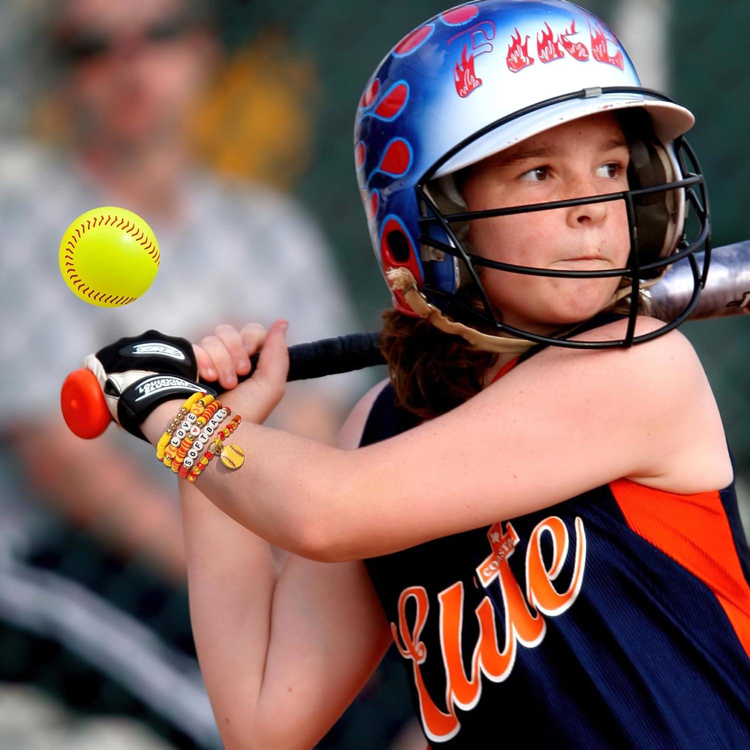 Conjunto de Pulseras de Softbol para Niñas - Accesorios Deportivos