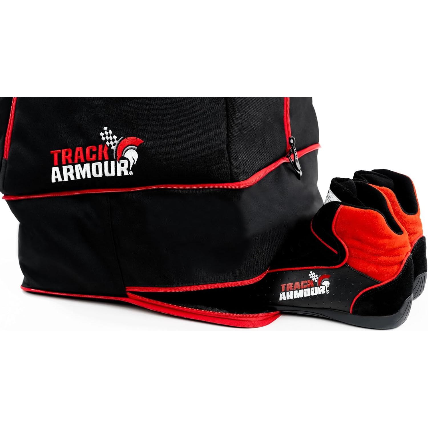 Bolsa para casco TRACK ARMOUR con compartimento para zapatos
