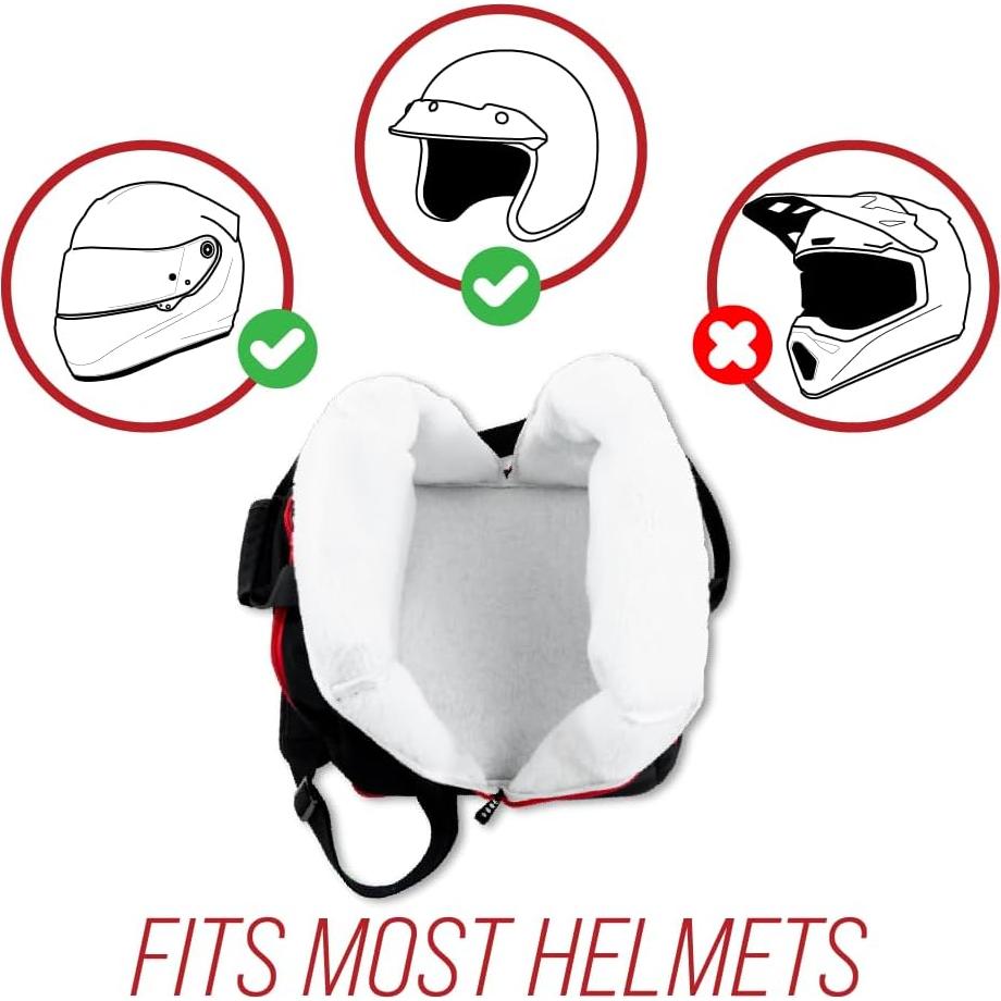 Bolsa para casco TRACK ARMOUR con compartimento para zapatos