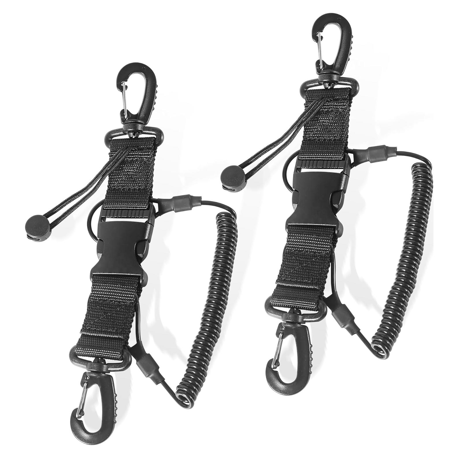 Paquete de 2 Lanyard para Buceo Brougetme con Hebilla Rápida