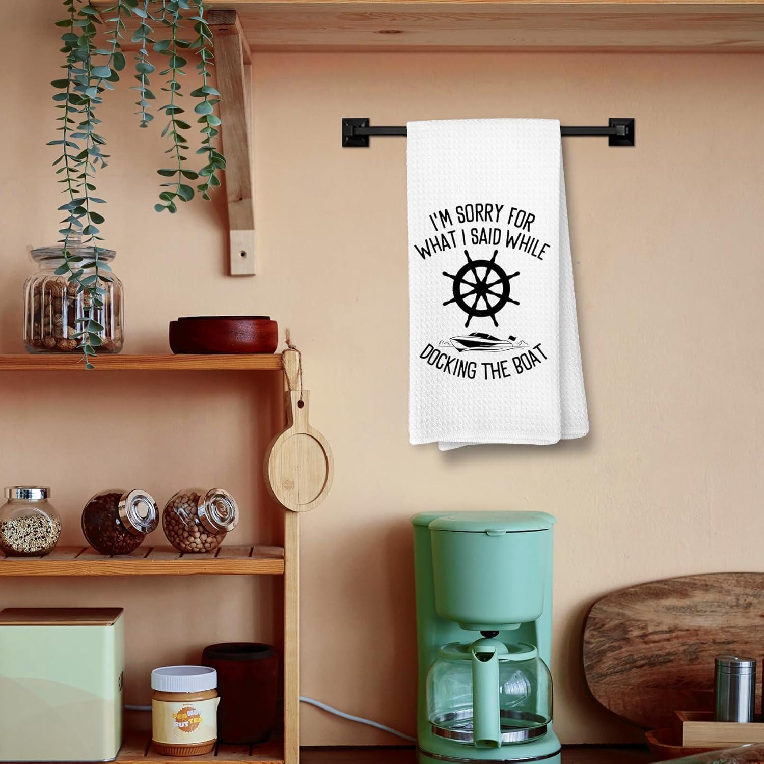 Toalla de Cocina Voatok Ancla Barco 60x40cm Absorbente