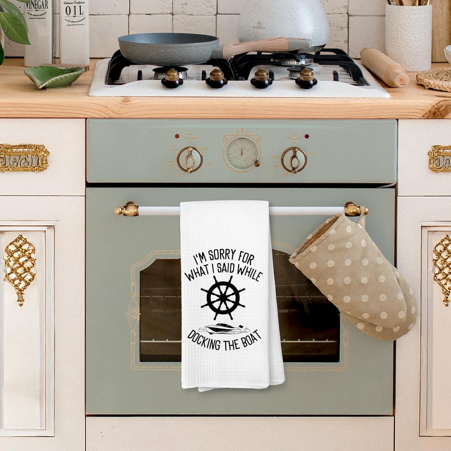 Toalla de Cocina Voatok Ancla Barco 60x40cm Absorbente