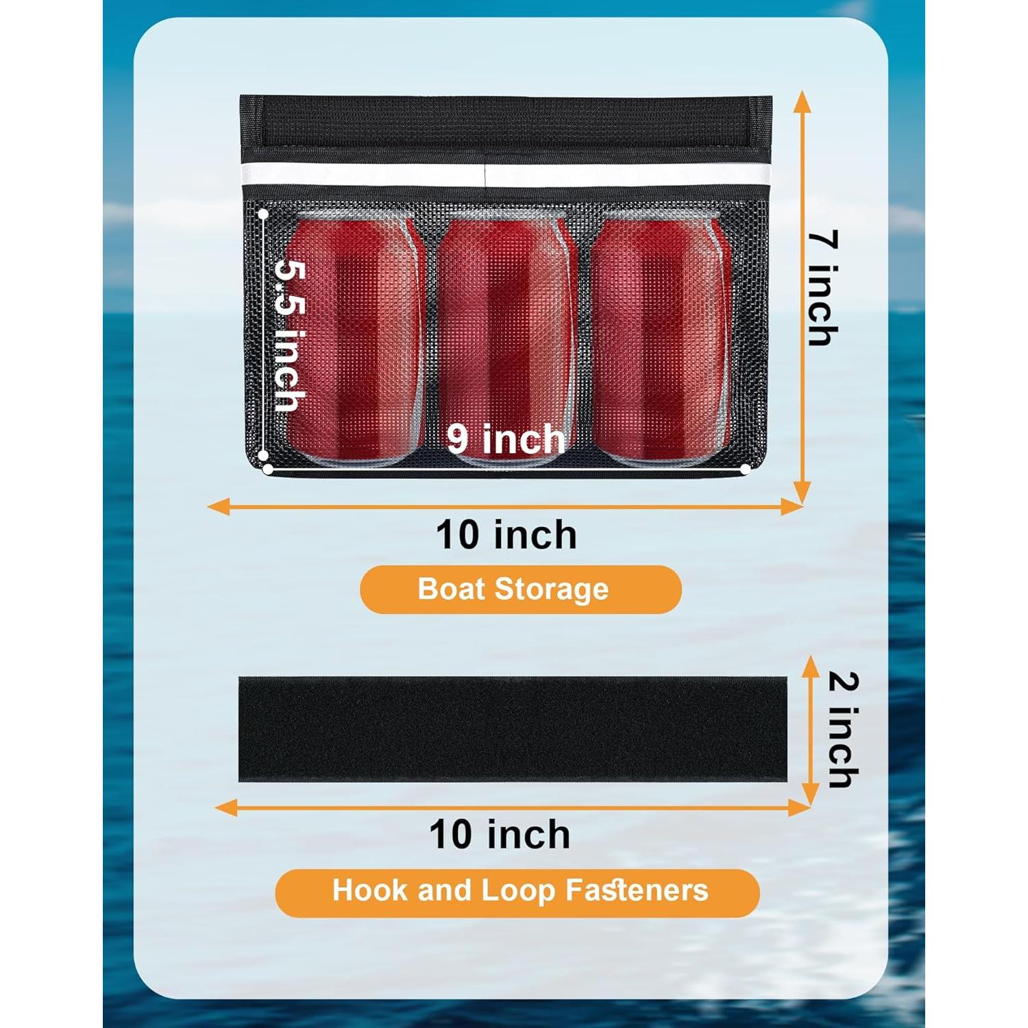 Bolsa de Malla Autoadhesiva PLOZANO 25.4x17.8cm para Barcos