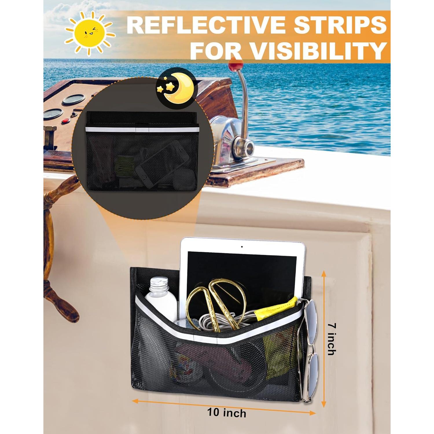 Bolsa de Malla Autoadhesiva PLOZANO 25.4x17.8cm para Barcos