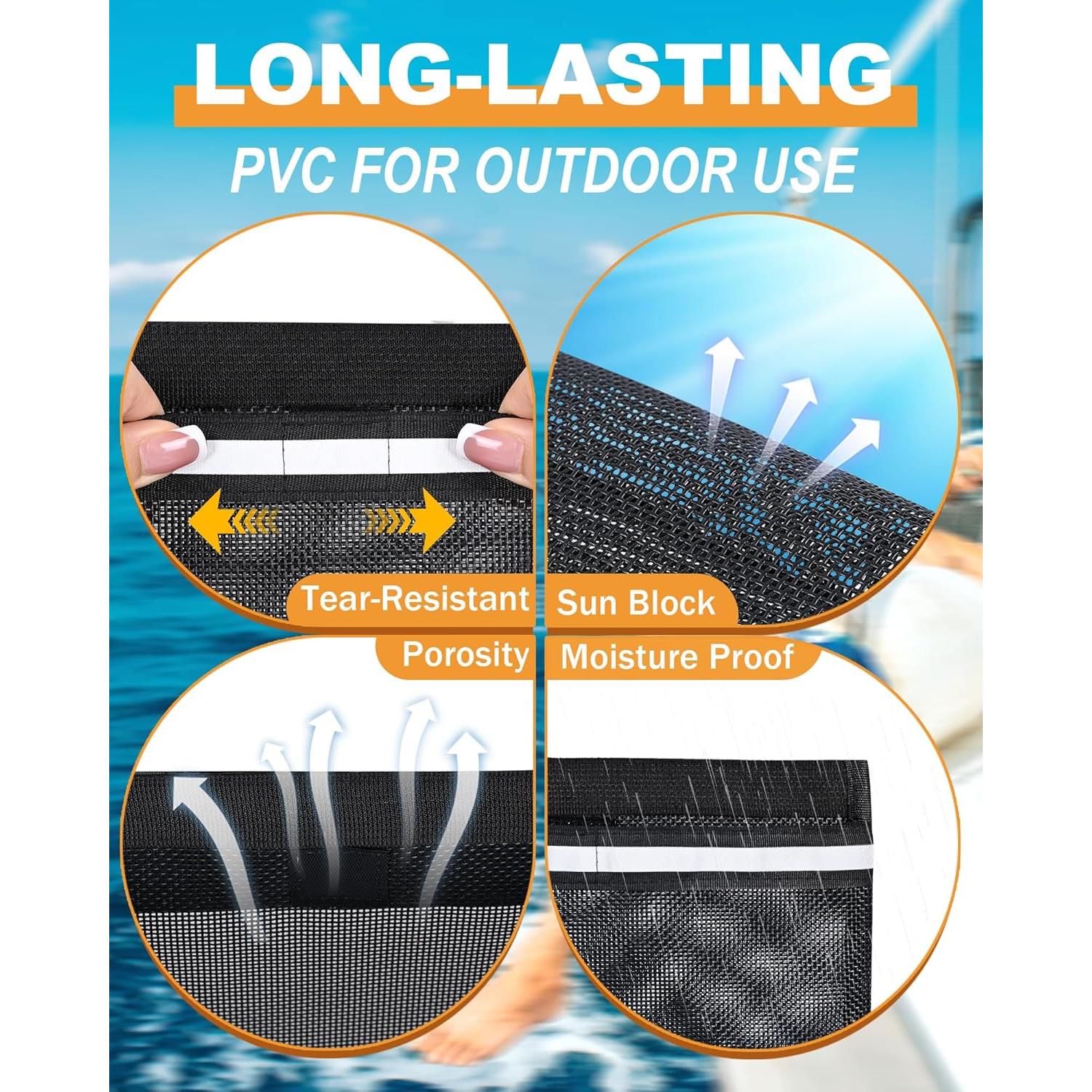 Bolsa de Malla Autoadhesiva PLOZANO 25.4x17.8cm para Barcos