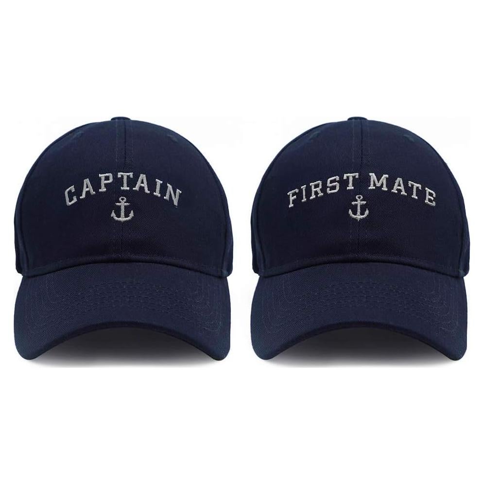 Gorra de Béisbol Náutica Unisex Capitán y Primer Oficial