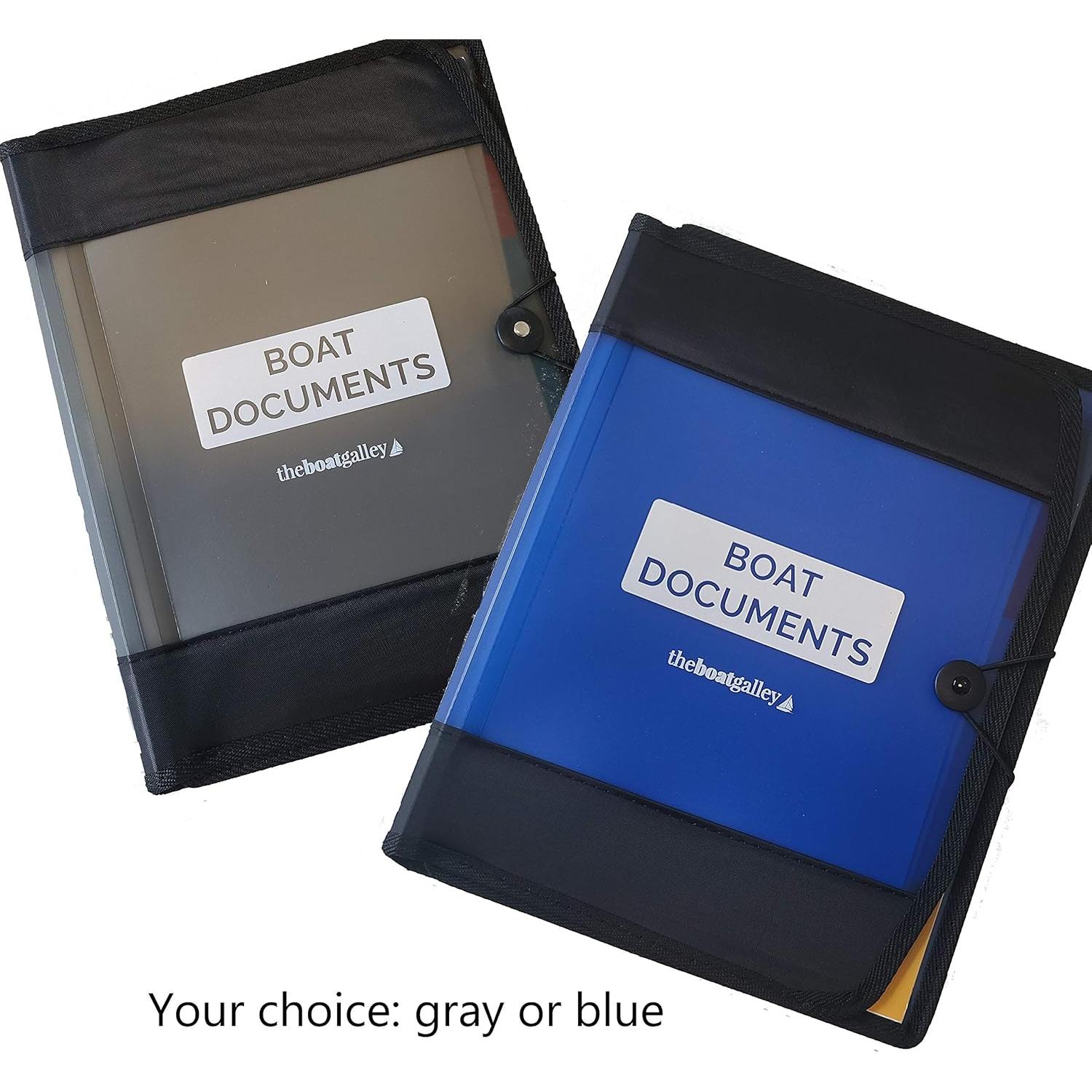 Organizador de Documentos para Barcos The Boat Galley Gris A4