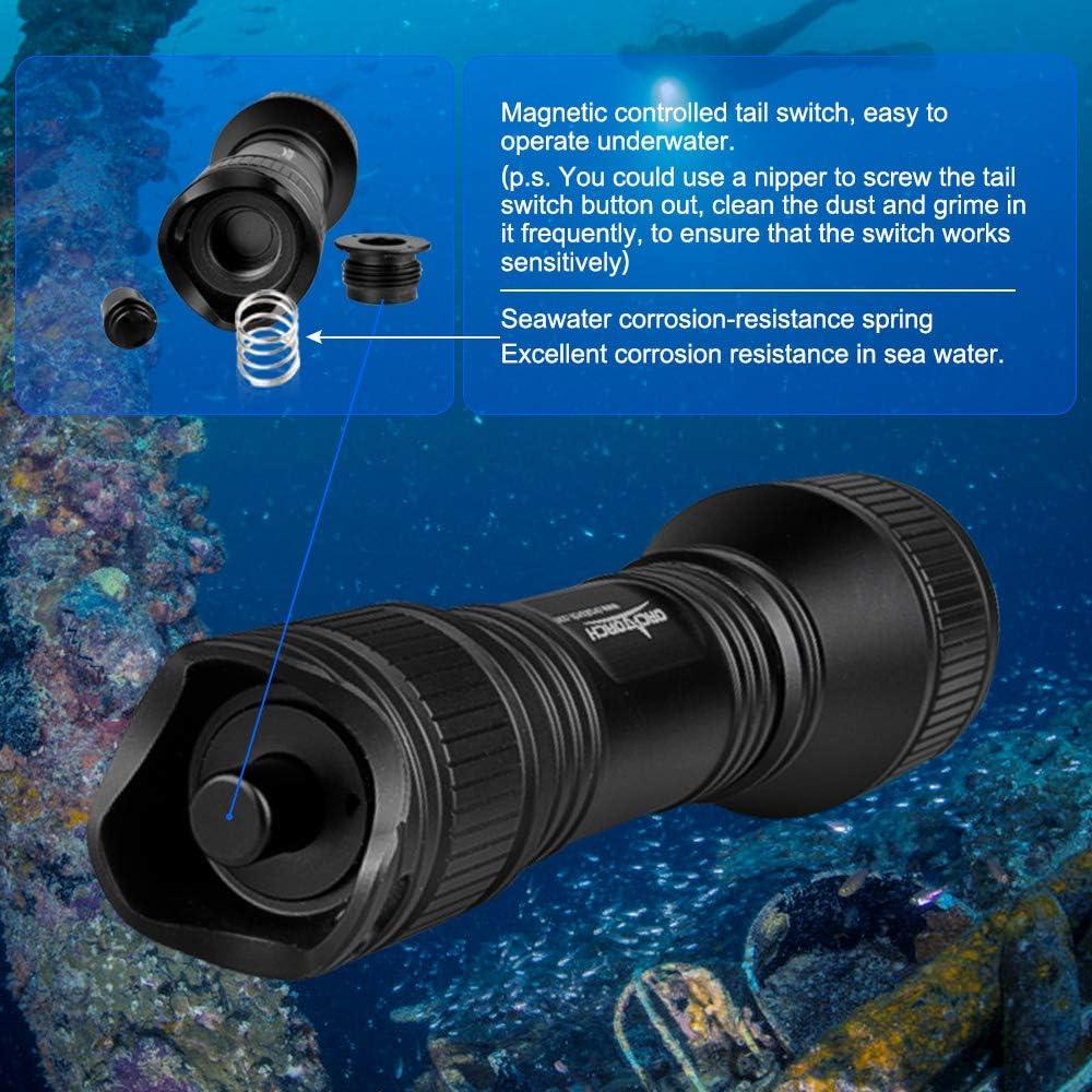 Linterna de Buceo ORCATORCH D550 1000 Lúmenes IP68