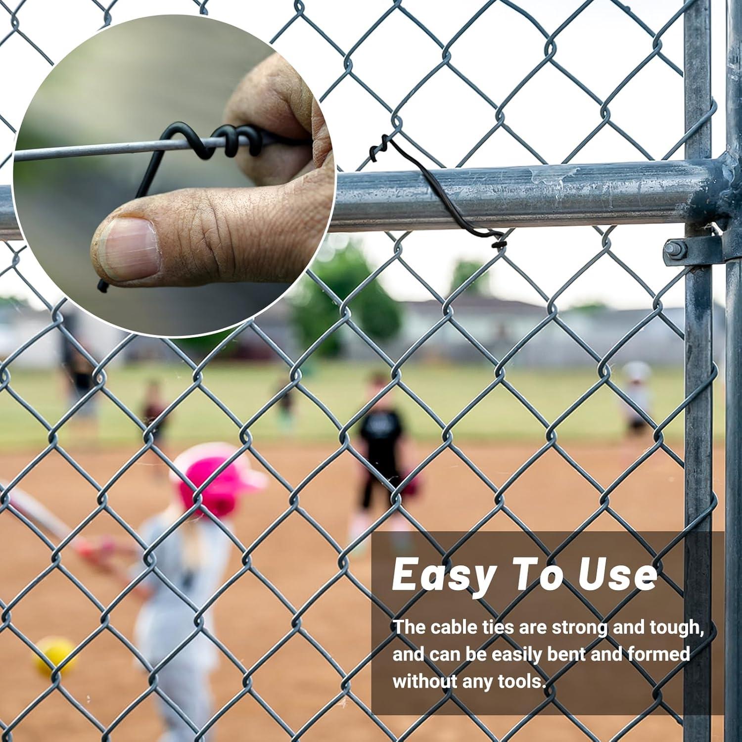 Sujetadores de Cerca de Cadena U0U 21cm Aluminio 50 Paquetes