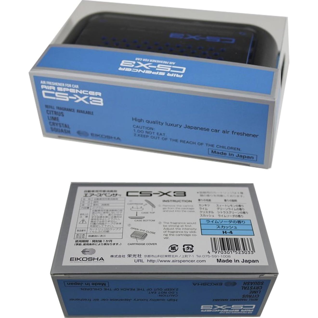 Ambientador CSX3 Squash Air Spencer con recarga 2 paquetes