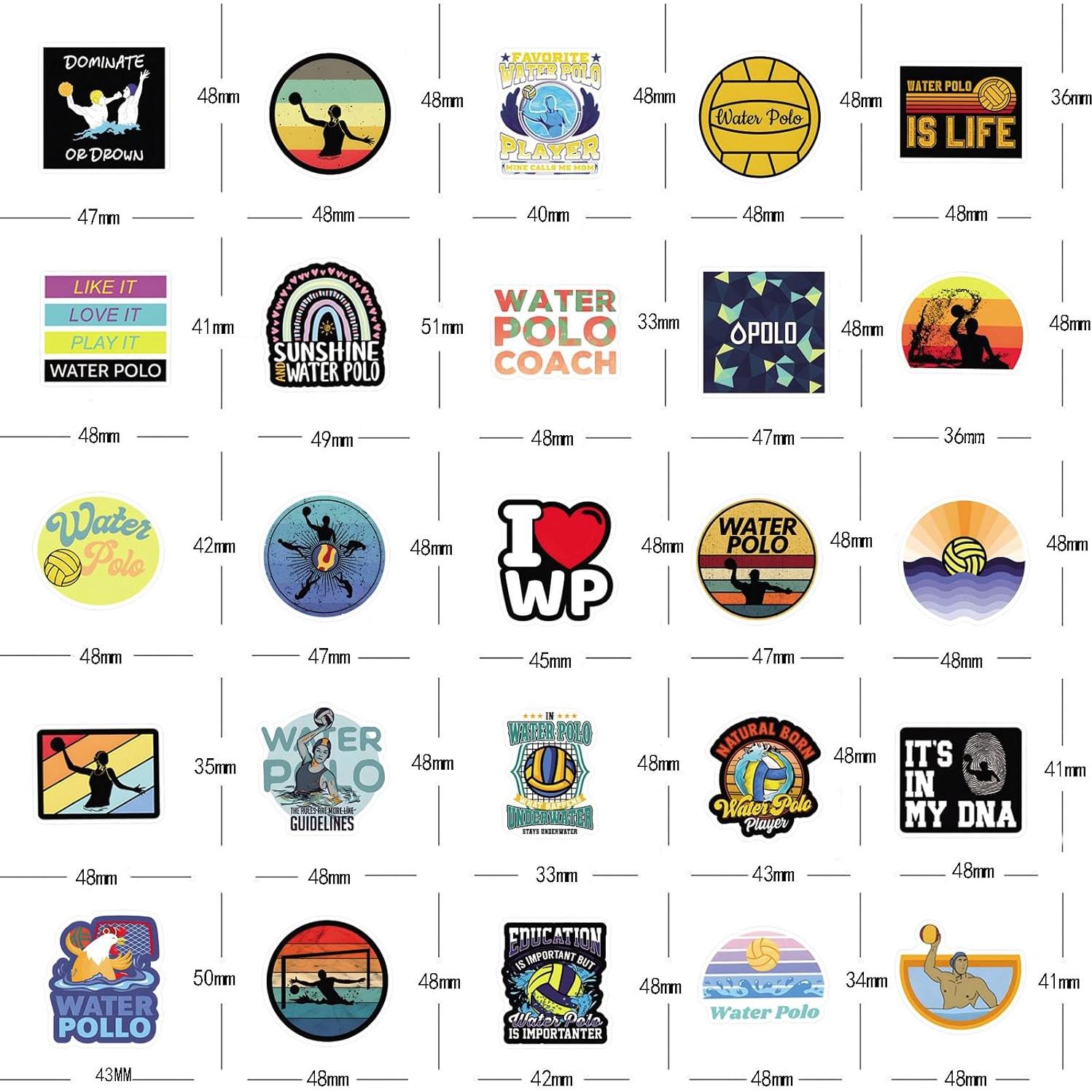 Calcomanías de Vinilo Impermeables DAWINRK 122 Piezas Graffiti