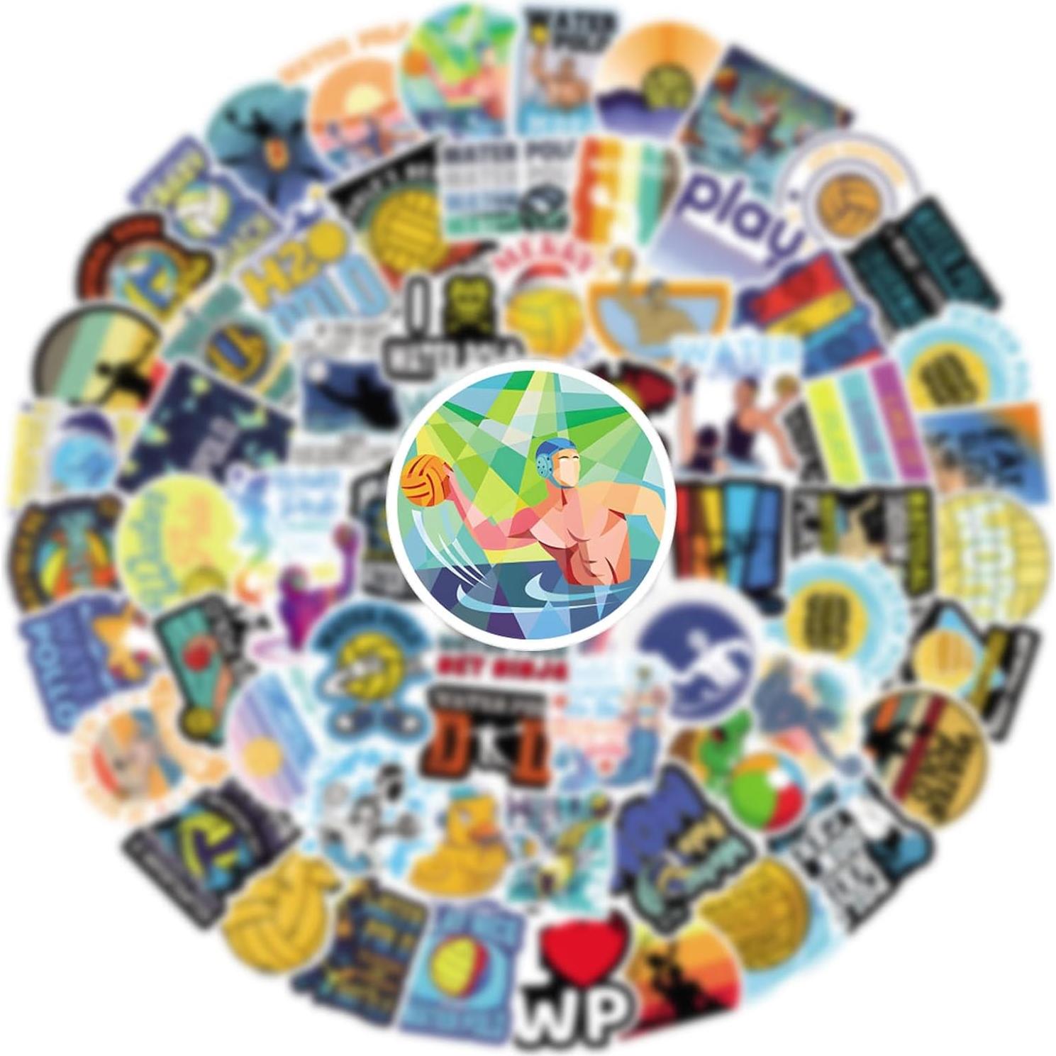 Calcomanías de Vinilo Impermeables DAWINRK 122 Piezas Graffiti