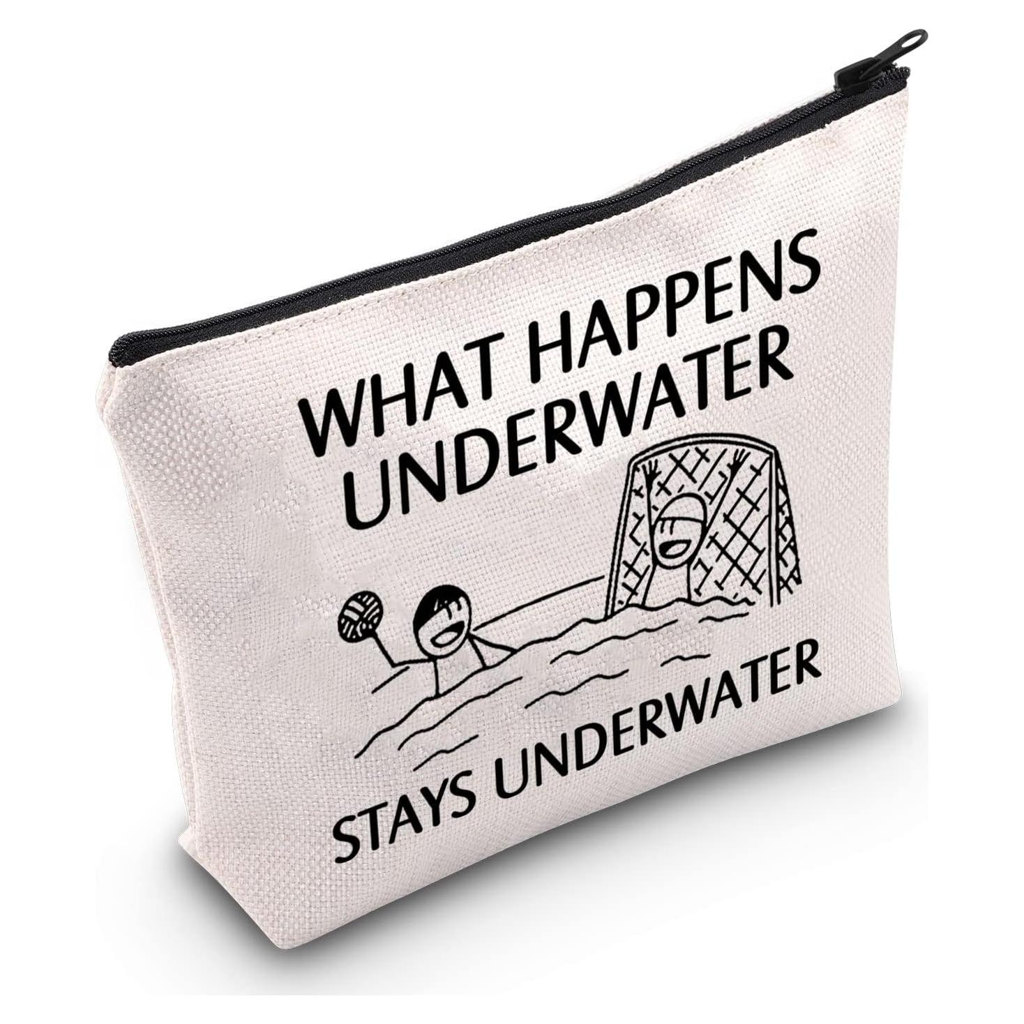 Bolsa Cosmética POFULL para Viaje y Maquillaje - 23.4x17.3cm