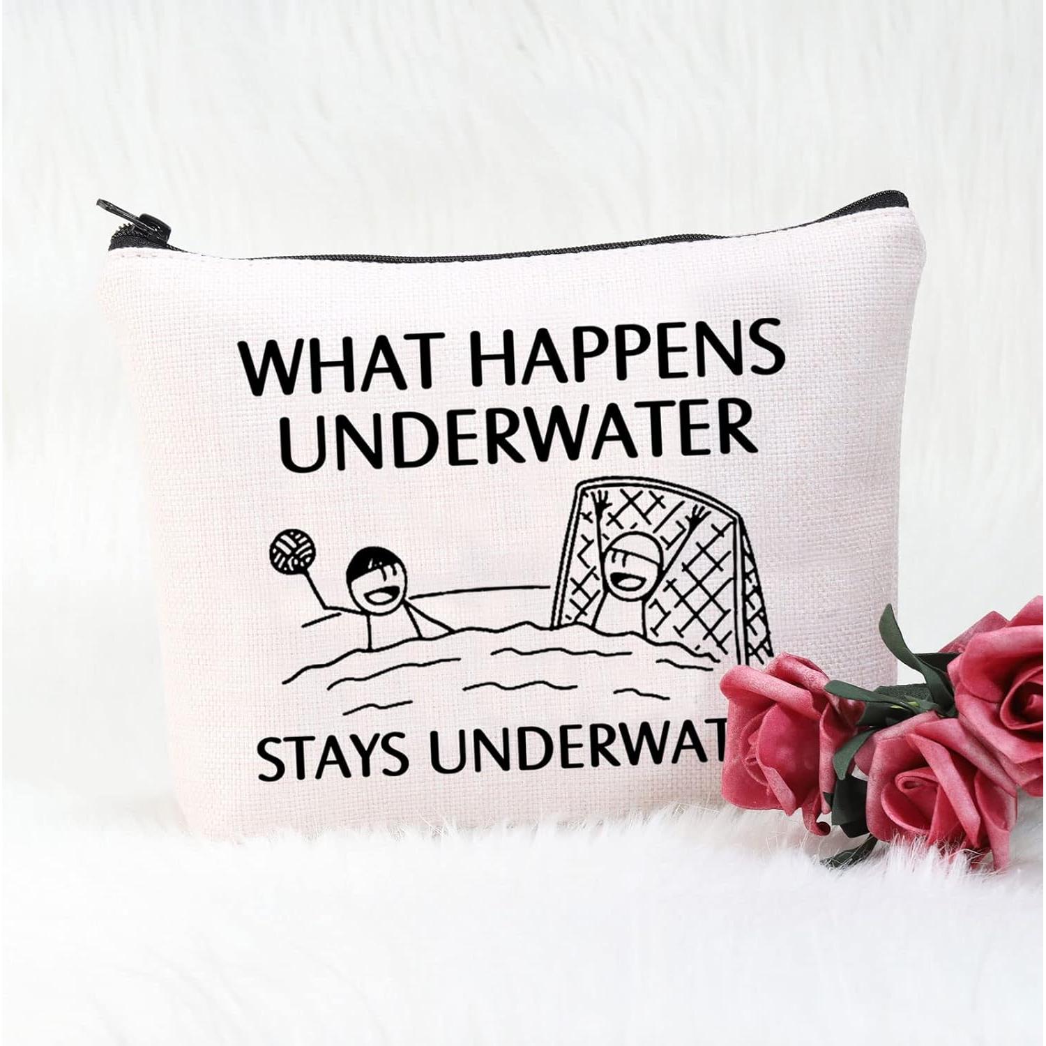 Bolsa Cosmética POFULL para Viaje y Maquillaje - 23.4x17.3cm