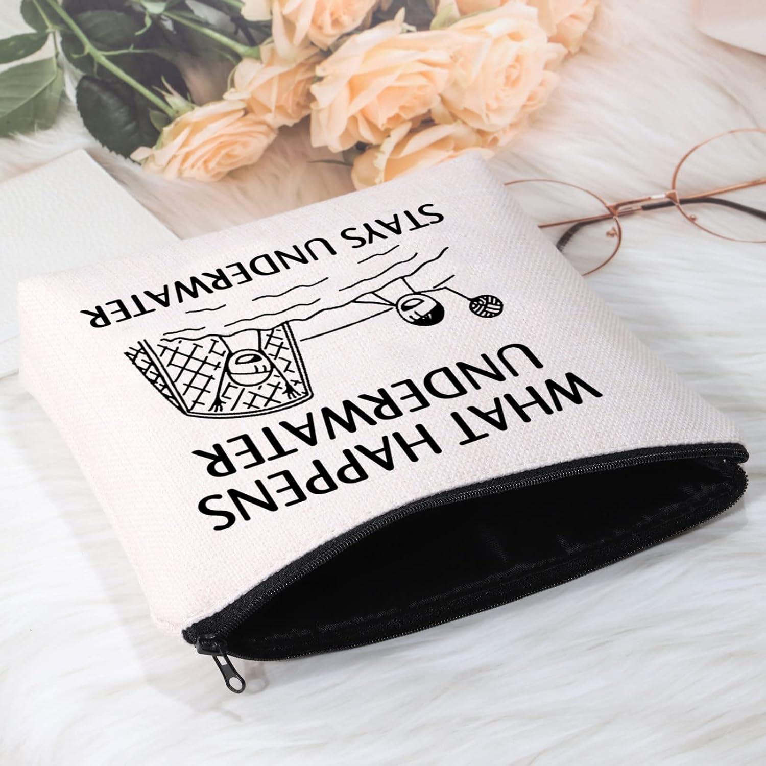 Bolsa Cosmética POFULL para Viaje y Maquillaje - 23.4x17.3cm