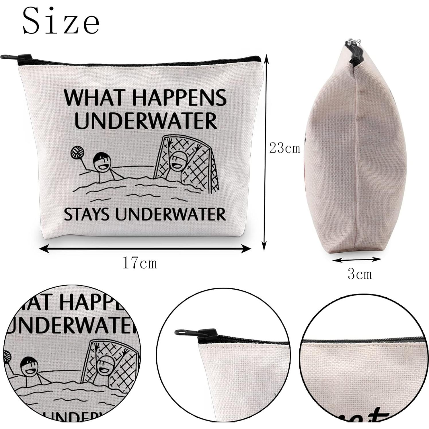 Bolsa Cosmética POFULL para Viaje y Maquillaje - 23.4x17.3cm