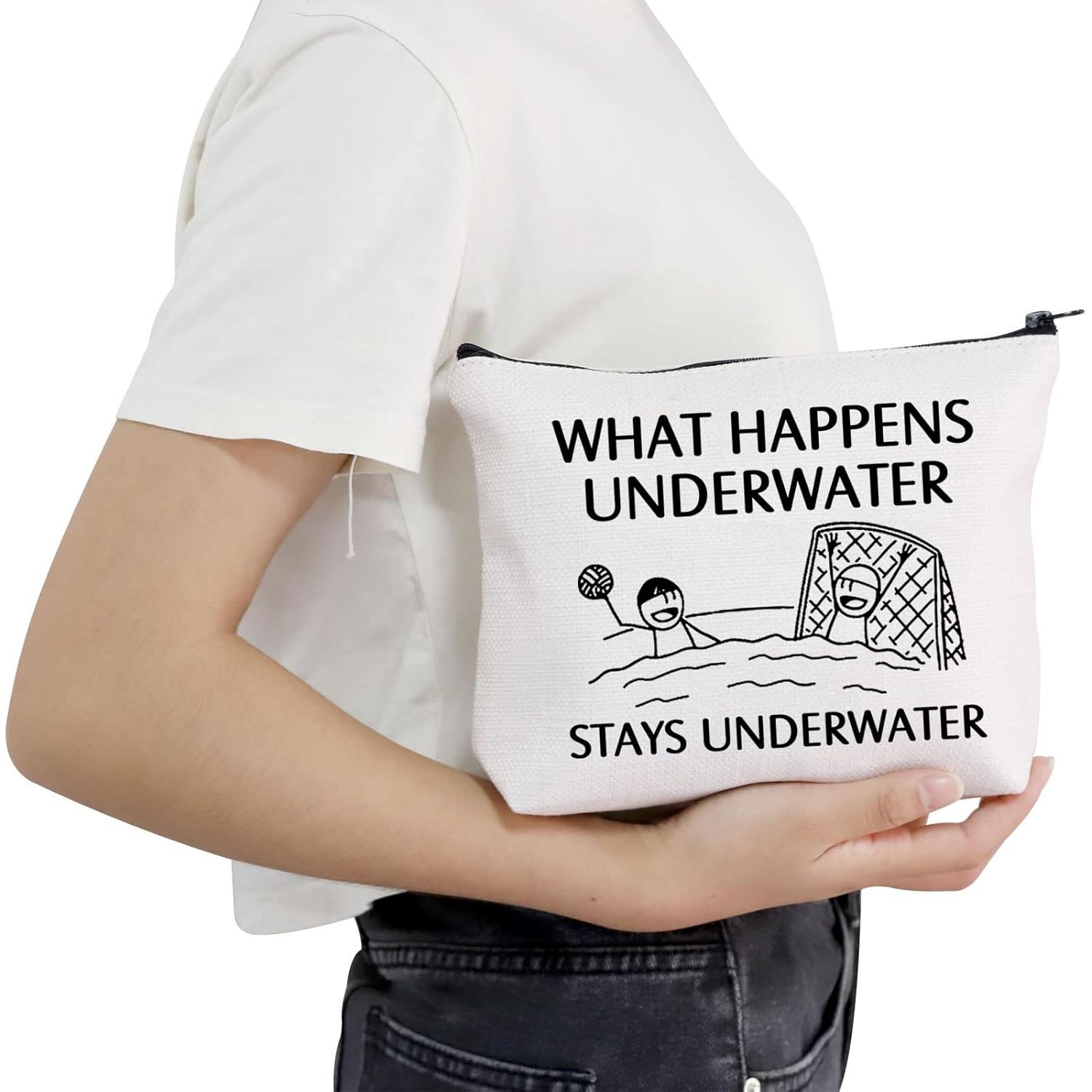 Bolsa Cosmética POFULL para Viaje y Maquillaje - 23.4x17.3cm