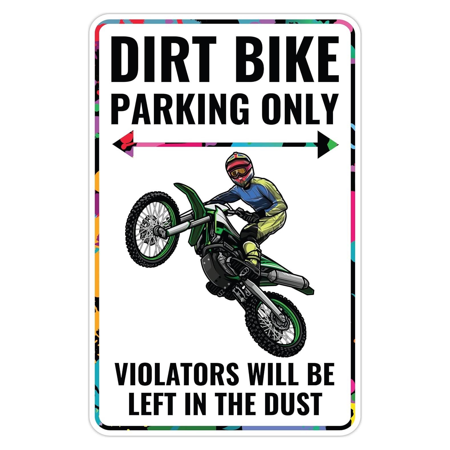 Señal de Motocicleta Venicor - Aluminio 35.56x22.86 cm - Regalo Original