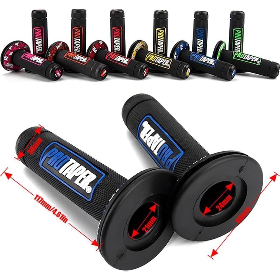 Agarres de Manillar POCRRMCB Pro Taper 22mm 24mm Rojo