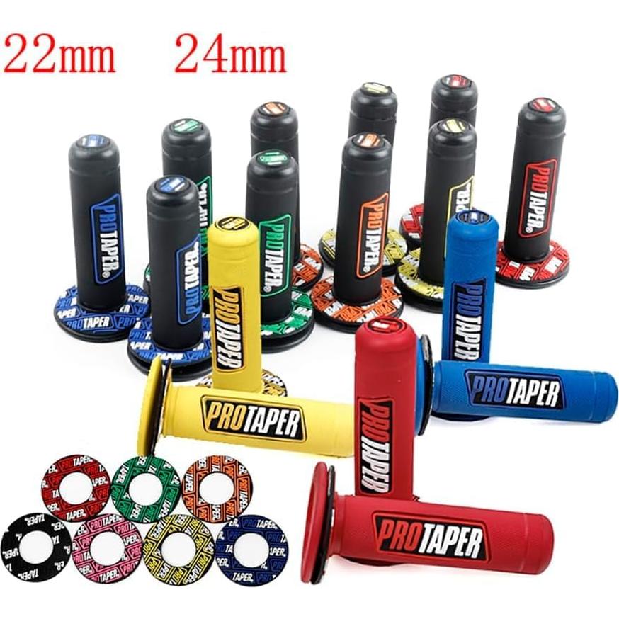 Agarres de Manillar POCRRMCB Pro Taper 22mm 24mm Rojo