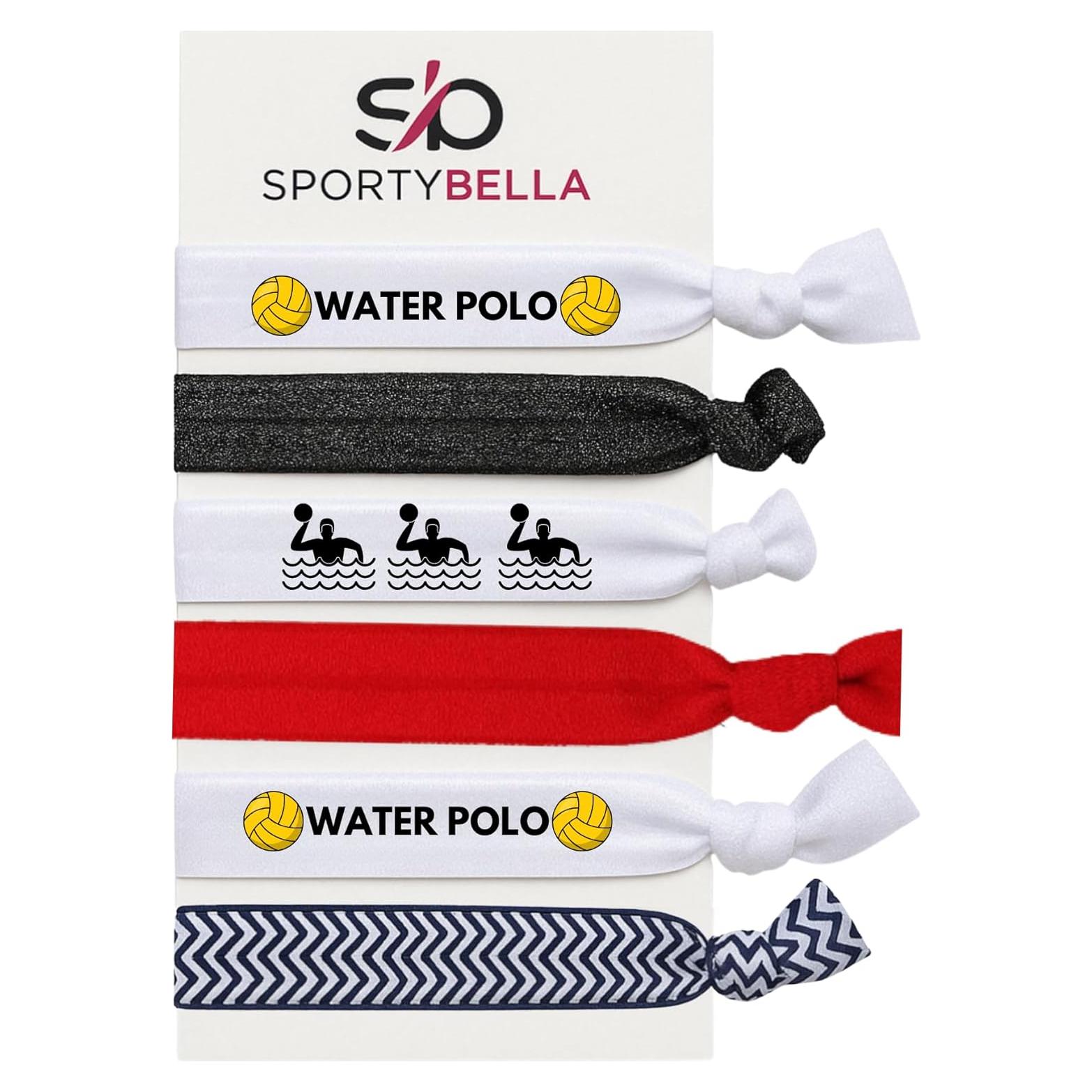 Juego de Gomas para el Pelo SportyBella - 6 Piezas Water Polo