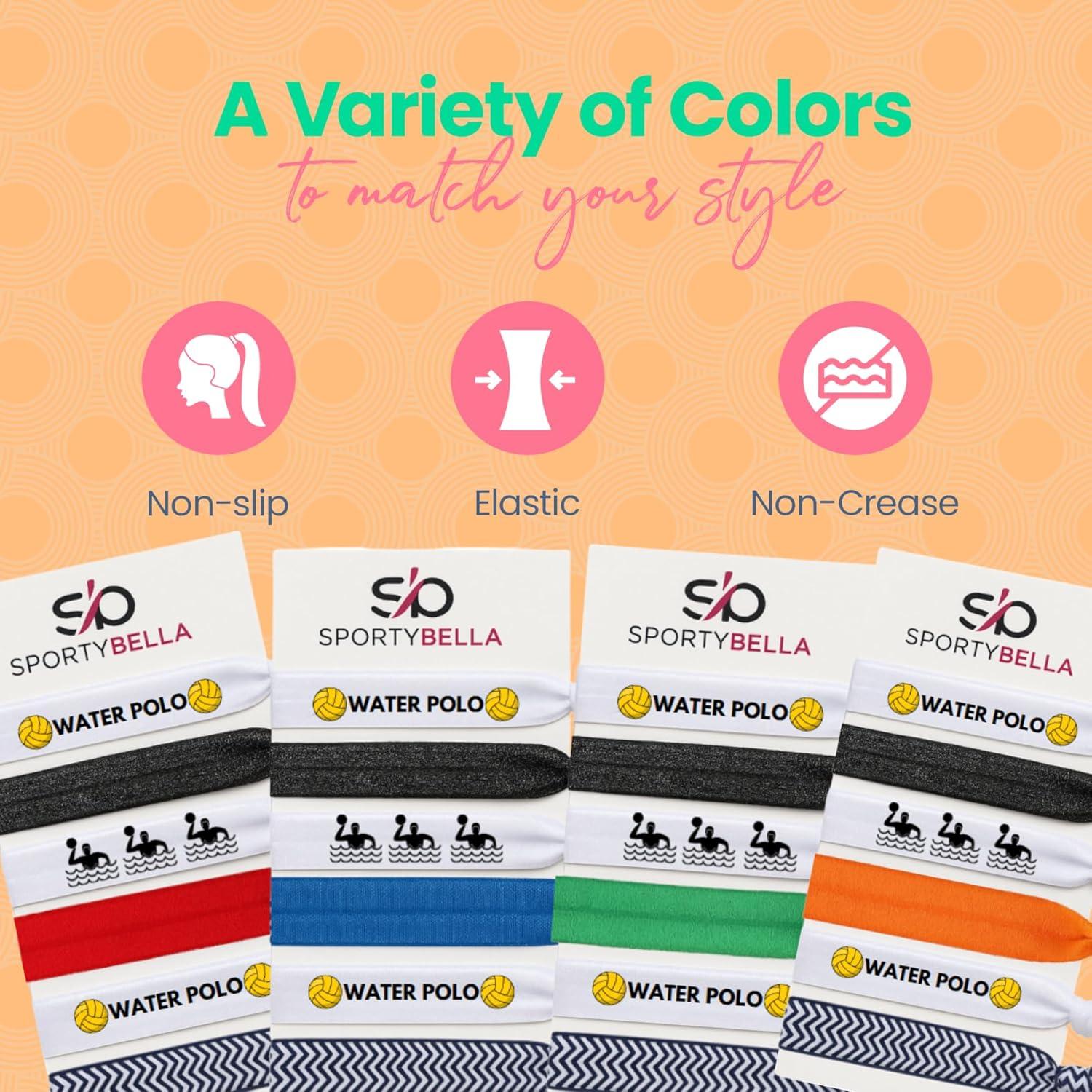 Juego de Gomas para el Pelo SportyBella - 6 Piezas Water Polo