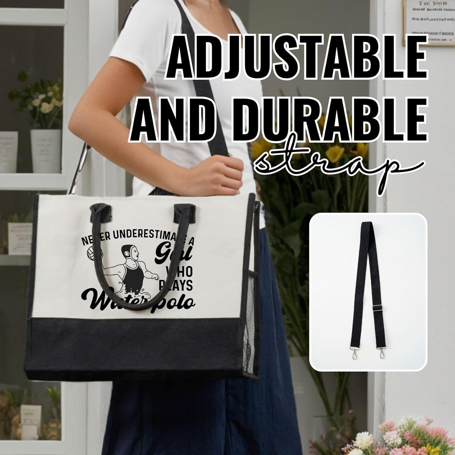 Bolsa de Lona InnoBeta para Mujeres con Cierre y Correa