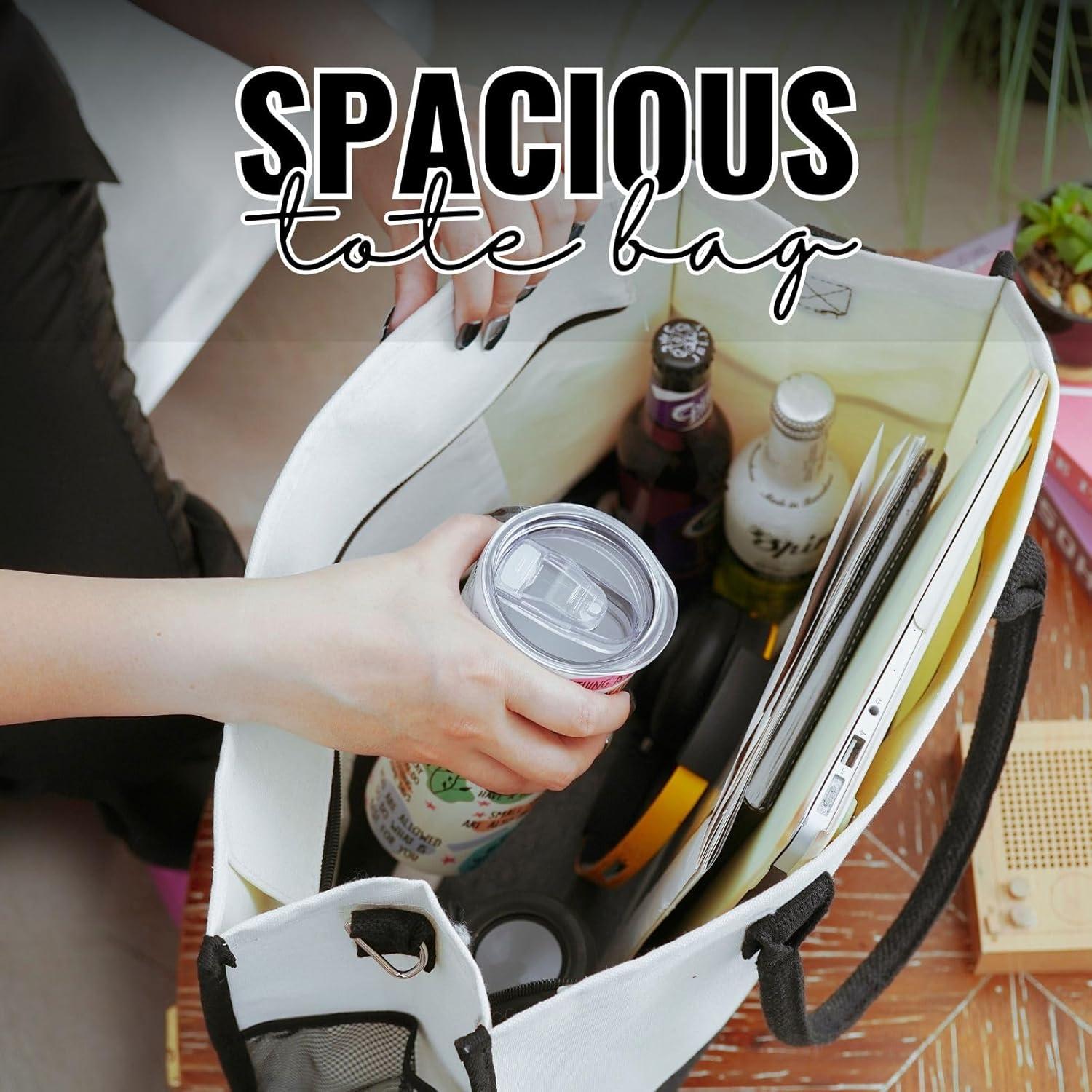 Bolsa de Lona InnoBeta para Mujeres con Cierre y Correa