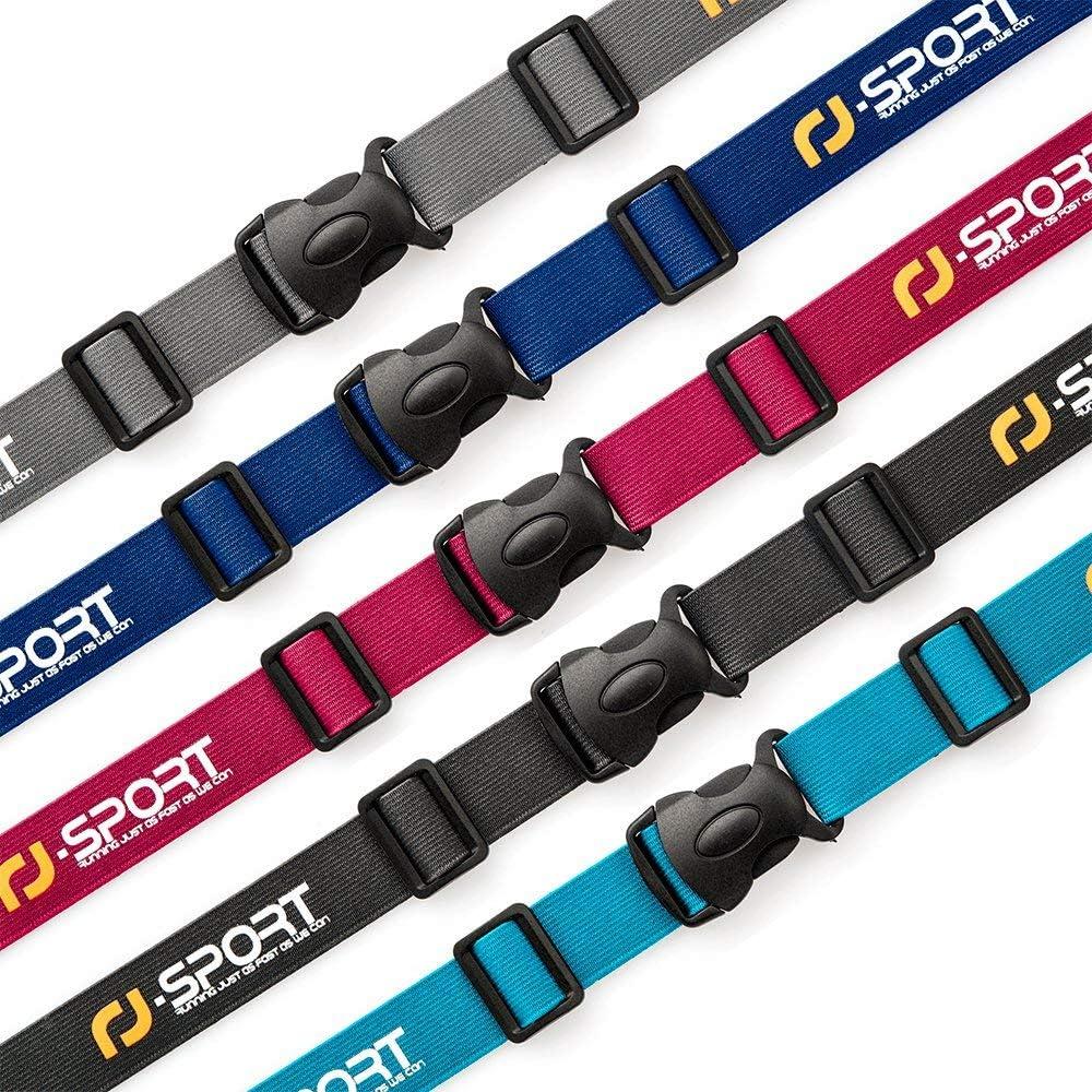 Cinturón de Carrera RJ-Sport con Soporte para Número y Geles