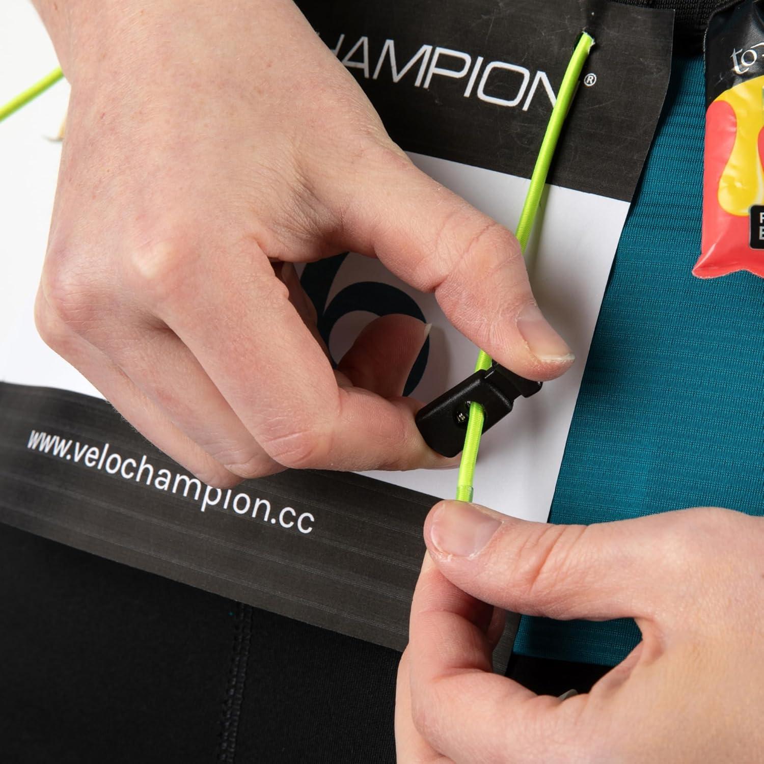 Cinturón de Correr VeloChampion Ajustable para Triatlón y Maratón