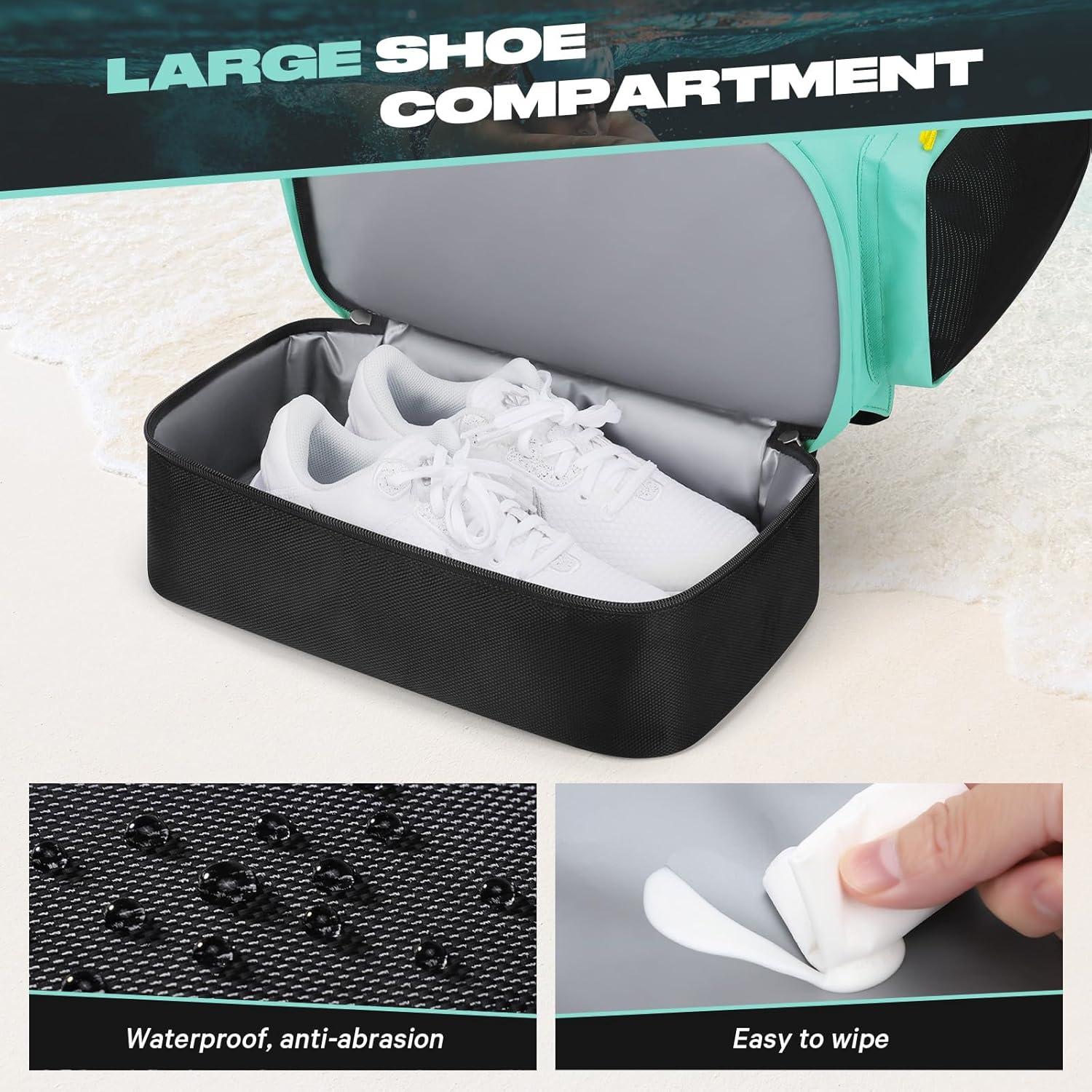 Mochila de Natación Maelstrom 35L Impermeable Azul Aqua