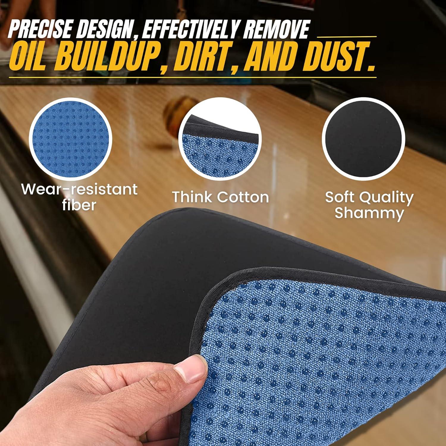 Toallas de Microfibra para Bolas de Bowling TonGass - 3 Piezas