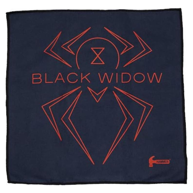 Toalla de Micro Suede Hammer Bowling Widow Negra 35.56cm